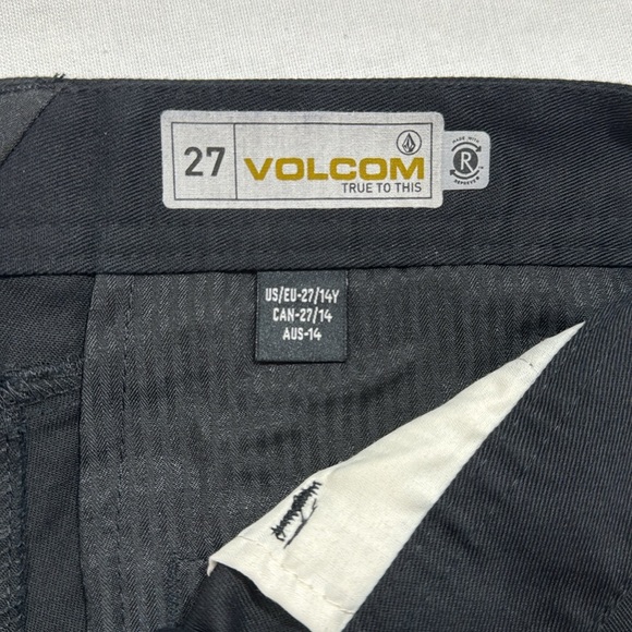 Volcom Frickin Chino, size 27(14), Black - Picture 3 of 8